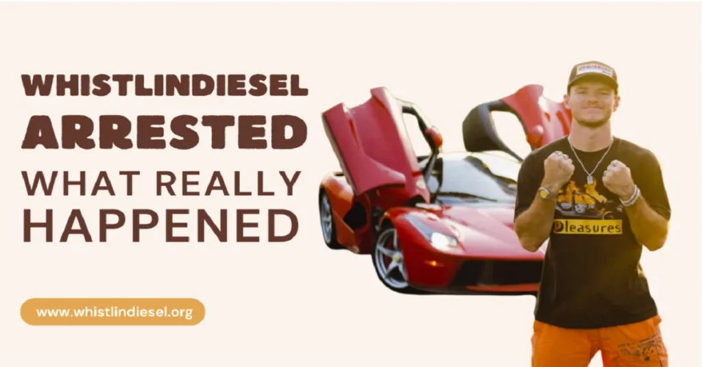 whistlelindiesel arrested